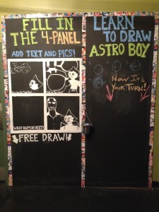 AB lobby chalkboard