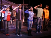 L to R: Terri Deletetsky, DJ Reazon, Danny Balel, Marvelyn McFarlane, Nik Walker,  Tory Bullock