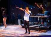 Kadahj Bennett, Michael Knowlton, and Rachel Cognata - Photo by Paul Fox
