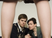 Joe Lanza (Clay) and Aimee Doherty (Kelly)