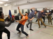 The band at rehearsal (Photo by Susanna Jackson)