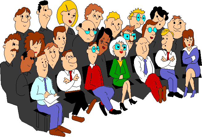 Cartoon Audience Clapping ~ Crowd Cheering Clipart Transparent ...