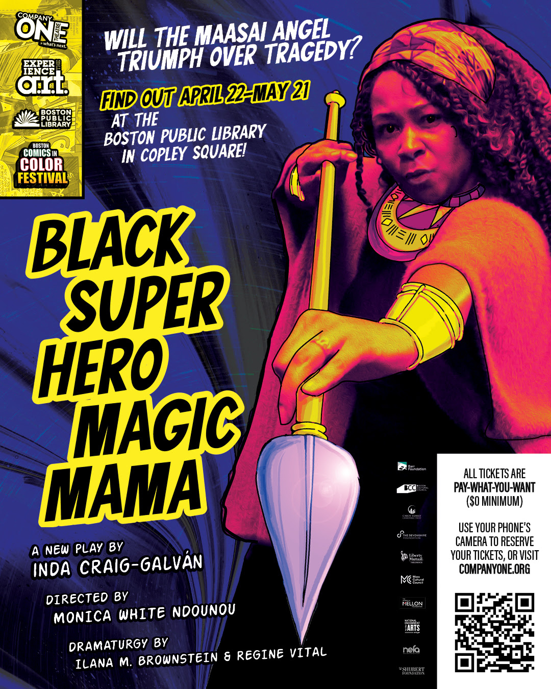 Black Super Hero Magic Mama